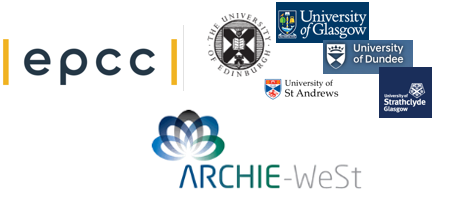 Archie West, Edinburgh Parallel Computing Centre (EPCC), Institutions University of Glasgow, University of Edinburgh, University of St. Andrews, University of Strathclyde